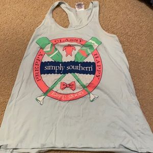 Simply southern tank top